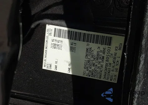 2013 Nissan Maxima 3.5 Sv z USA, uszkodzony, nr VIN 1N4AA5AP0DC805503